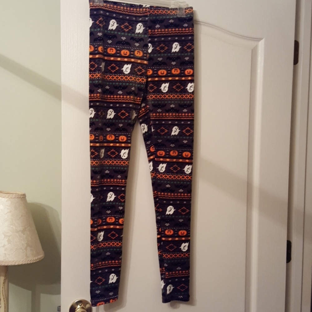Halloween velour leggings